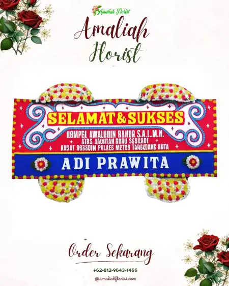 Papan Bunga Ucapan Selamat Kejiwan